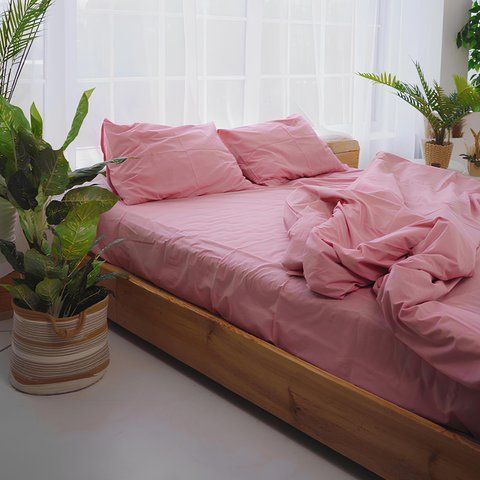 Комплект постільної білизни Ранфорс Soft Pink 0680 фото