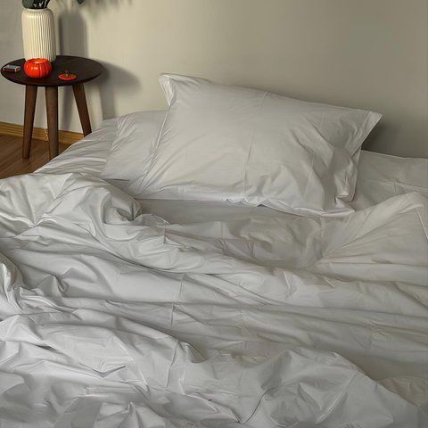 Комплект постільної білизни Ранфорс Classic White 0700 фото
