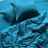 Комплект постельного белья Страйп Сатин Turquoise Bliss 0985 фото