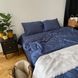 Комплект постільної білизни Сатин Blue Serenity 0241 фото 1