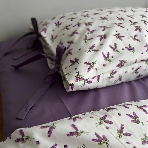 Комплект постільної білизни Ранфорс Lavender Charm 0609 фото
